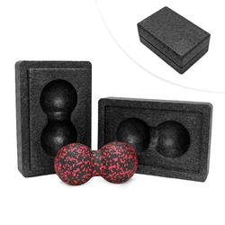 2-in-1 Yoga Block Epp High Hardness 2-in-1 Peanut Ball Fascia Ball Yoga Block Lightweight Yoga Foam Block