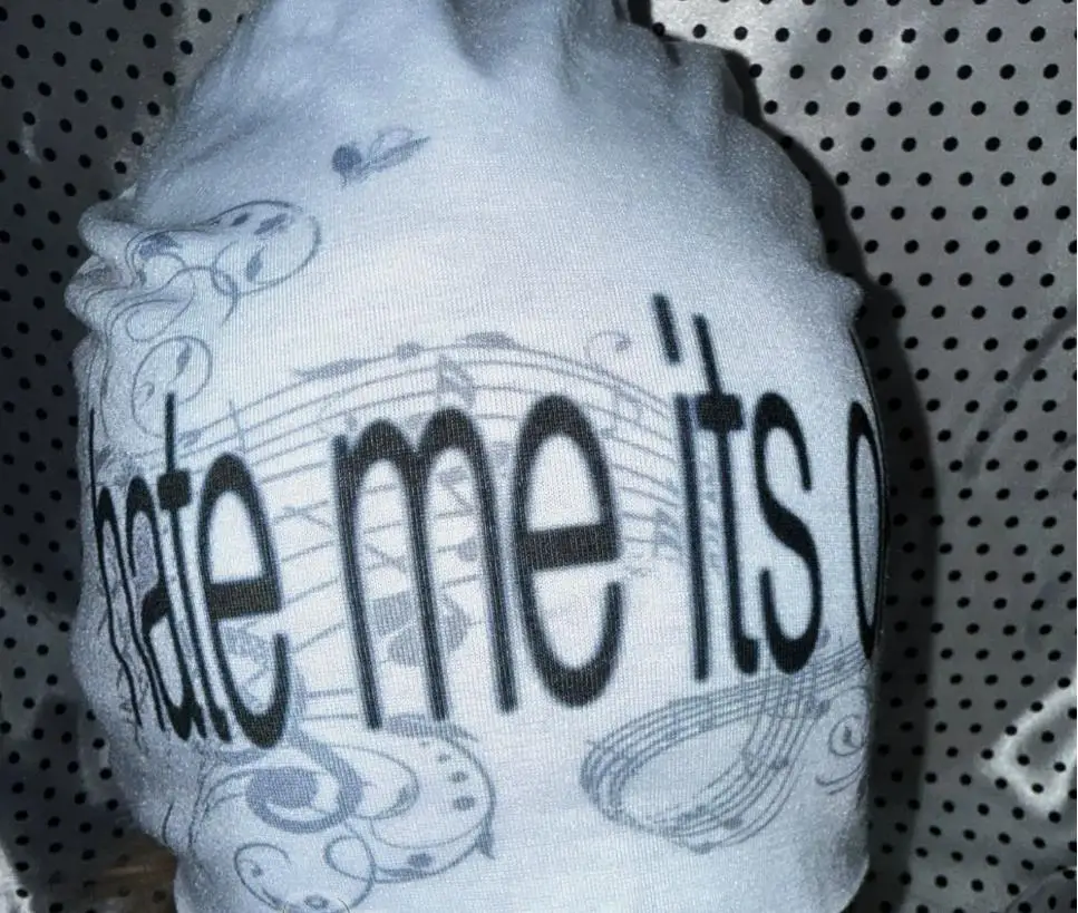 2026 “hate me its ok” hat music note Personalized printed hat MZ288