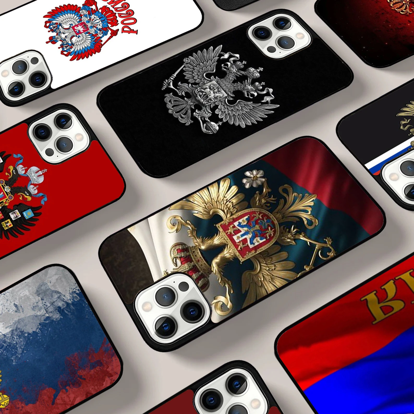 Russia Flag Coat Ar… - image