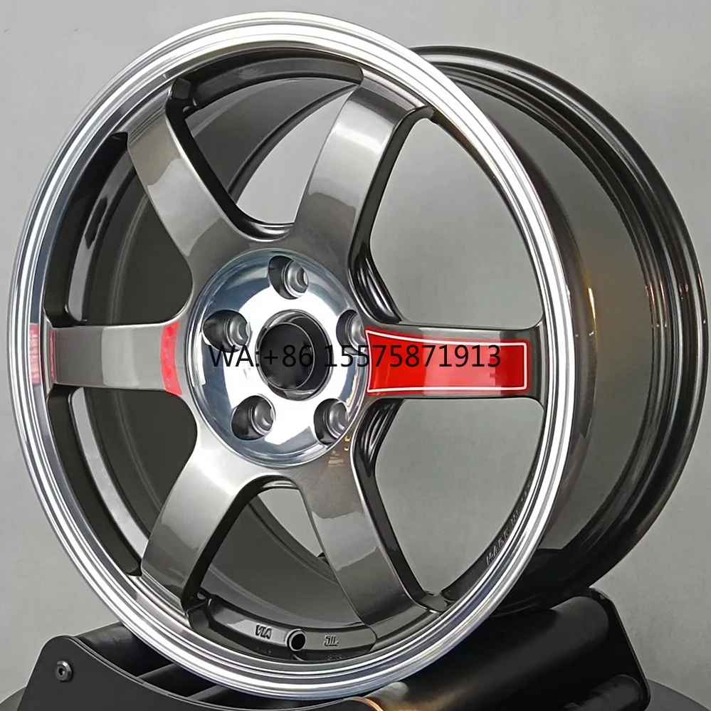 

Колесные диски TE37 5X112 5X114.3 для гоночных автомобилей, кованые легкосплавные диски на заказ 17 18 19 20 21 22 24 дюйма для легковых автомобилей