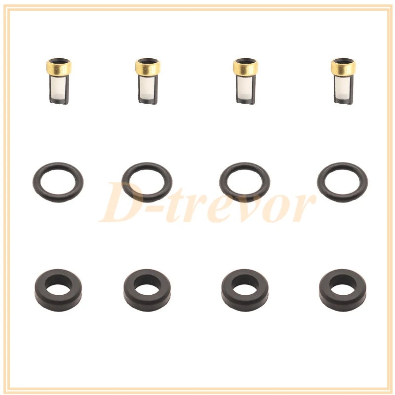 Fuel Injector Service Repair Kit Filters Orings Seals Grommets 23250-75090 For Toyota Coaster Hilux Land Cruiser  23209-75090