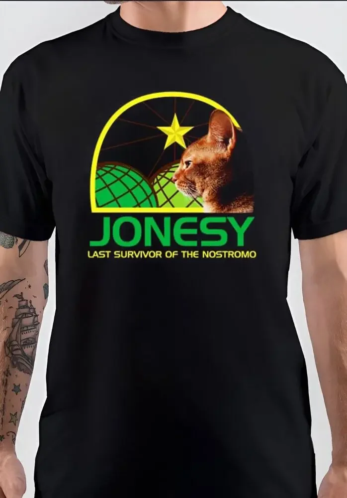 NWT Jonesy The Last Survivor Of The Nostrroomo Unisex T-Shirt High Quality 100%Cotton Short Sleeve