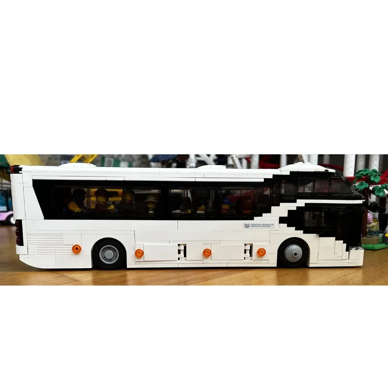 

MOC-74640Белый новый классический городской автобус, строительные блоки, модель 804, деталиMOC, креативные строительные блоки для мальчиков и детей на день рождения, игрушки, подарки