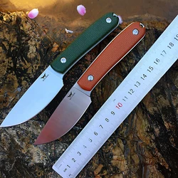 [Watchman]W205 survival Fixed Blade Straight knife 14C28N camping, fishing, barbecue knife, outdoor survival with Sheath Knife