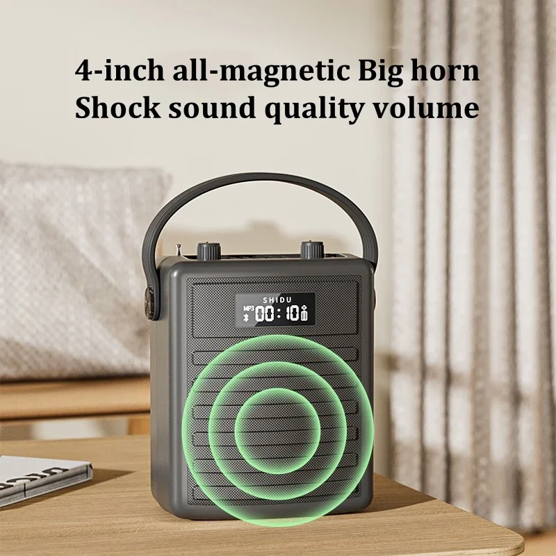 H11 مع ميكروفون لاسلكي متعدد الوظائف K-song الصوت قابلة للشحن مضخم صوت يده 30 واط عالية الطاقة سمّاعات بلوتوث