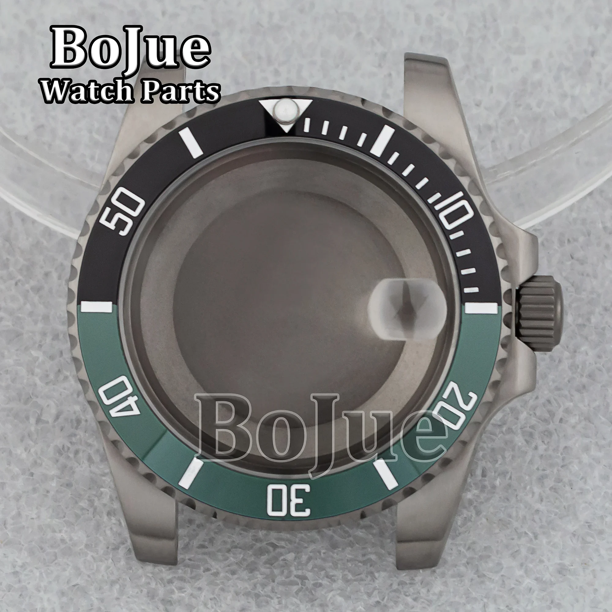 

Titanium NH35 Case Watch Case Strap Solid Bottom for SUB GMT Sapphire Glass Waterproof NH34/NH35/NH36 Automatic Movement 40mm