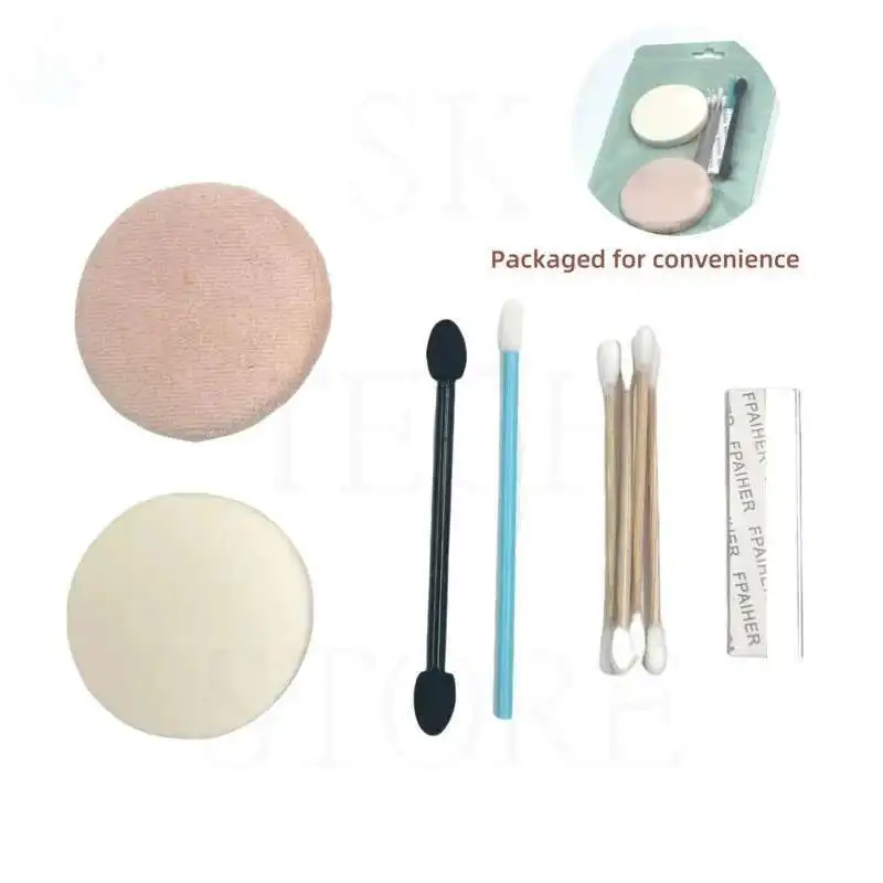 

6pcs Makeup Beauty Tools 6 Pieces Portable Skin Friendly Powder Puff Set Disposable Makeup Tools Makeup Supplies Easy to Carry