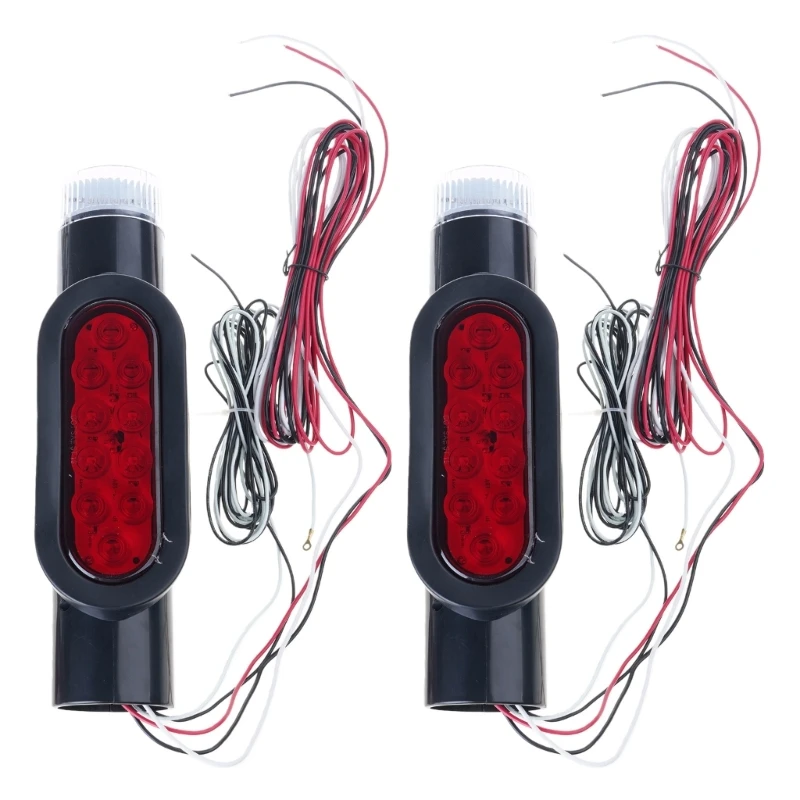 

37cd Multiple Purpose LED Trailer Guide Light Weatherproof Housing Turn Brake Position Signals Quick Fixing For Marine Use