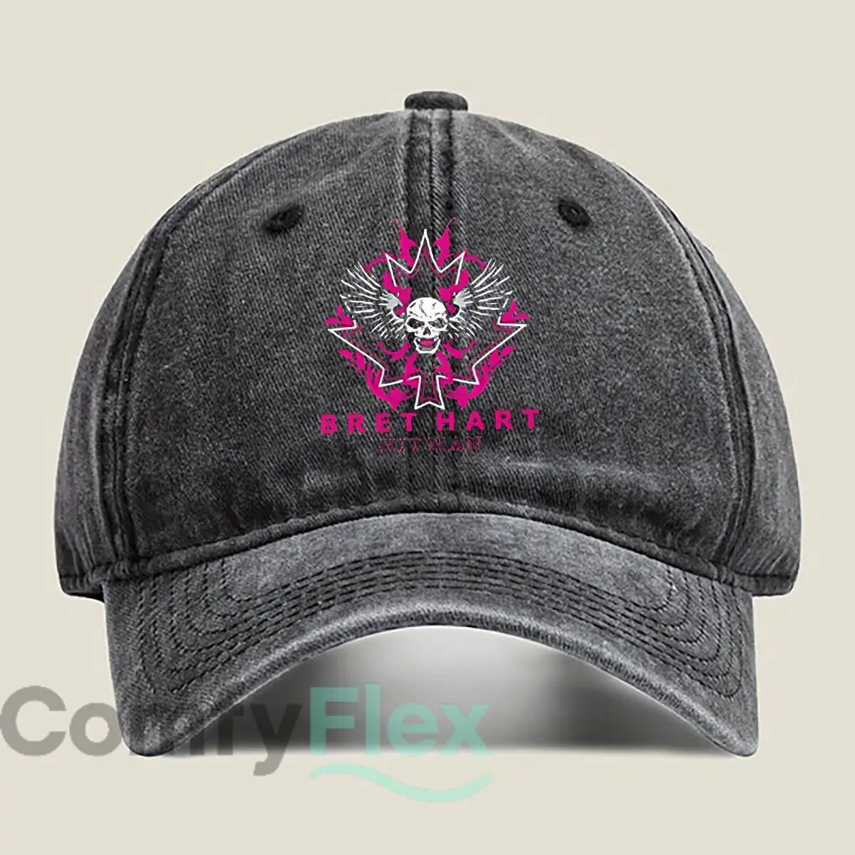 Czapka baseballowa Bret Hart Hit Man Washed