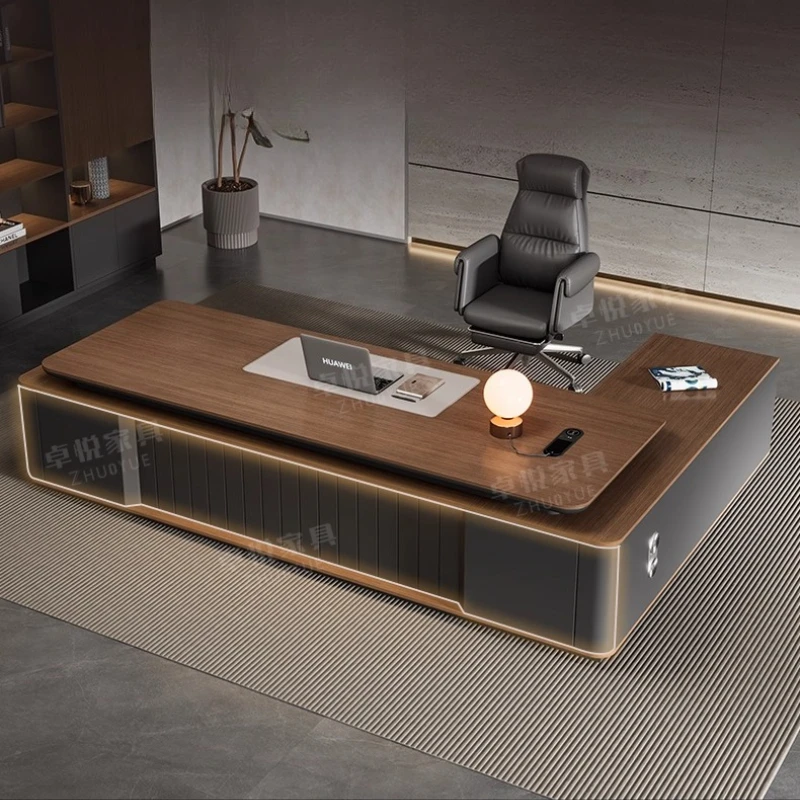 Suporte de perna barato gavetas de mesa executiva estética barato luxo gavetas de mesa executiva madeira mesa de escritorio móveis de escritório