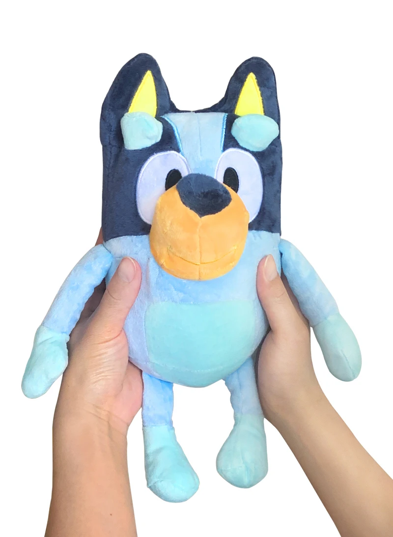 30cm Bluey Talking Bingo Dog Music Stuffed Plush Toys Doll Cartoon Anime Figure Cute Animal Sing Dog Kid Christmas Birthday Gift