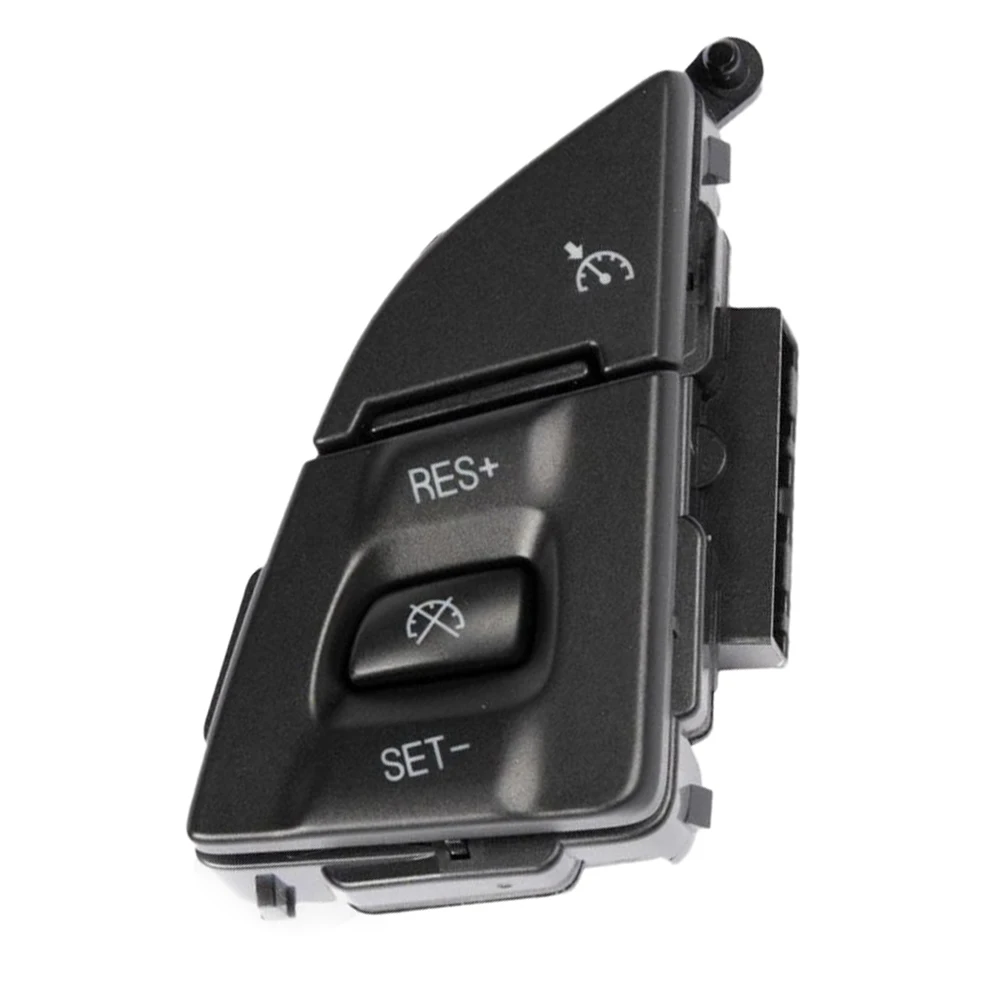 

Vehicle Control Black Cruise Control Switch Steering Wheel Button Part Button Black Switch Direct Replacement Plastic Material