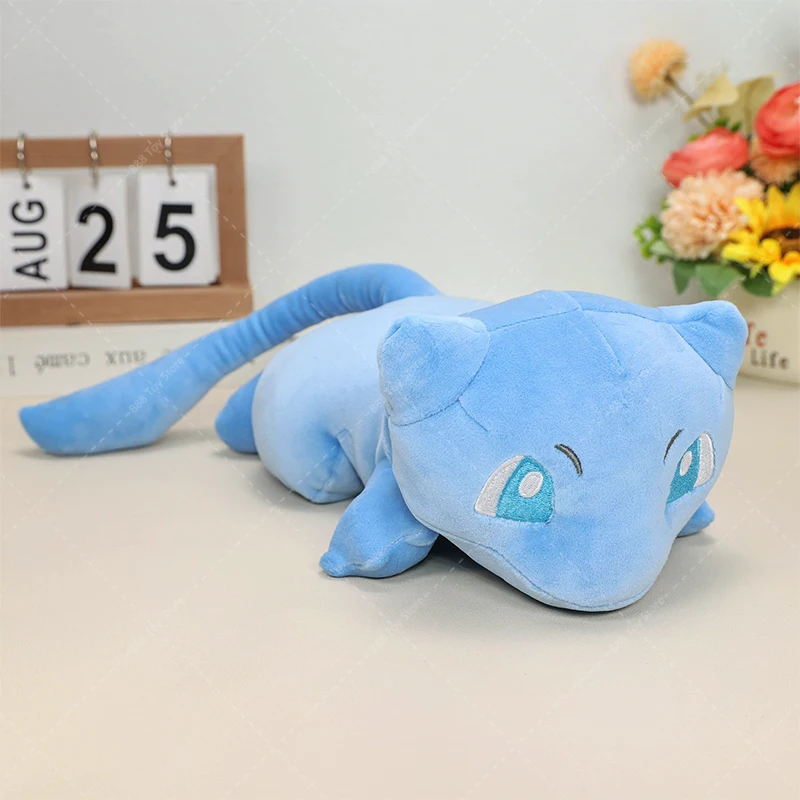 Pokemon Mew Pillow Plush Toy Anime Shiny Mew Sleep Sofa Soft Stuffed Cushion Peluche Dolls for Boys and Girl Funny Birthday Gift