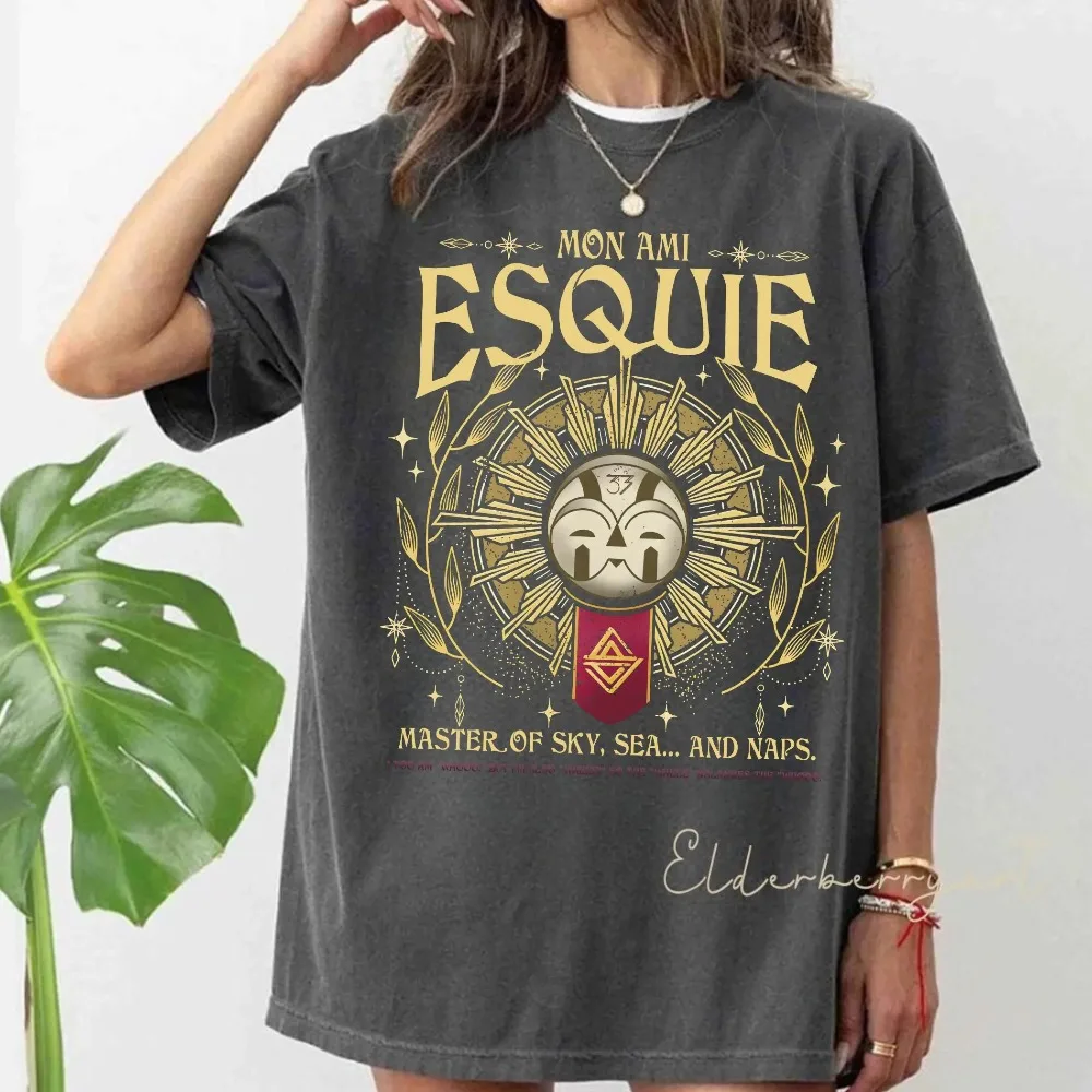 Esquie clair obscur expedição 33 camisa confortável whee whoo engraçado gamer camiseta esquie para fãs expedição jogo presente camisa
