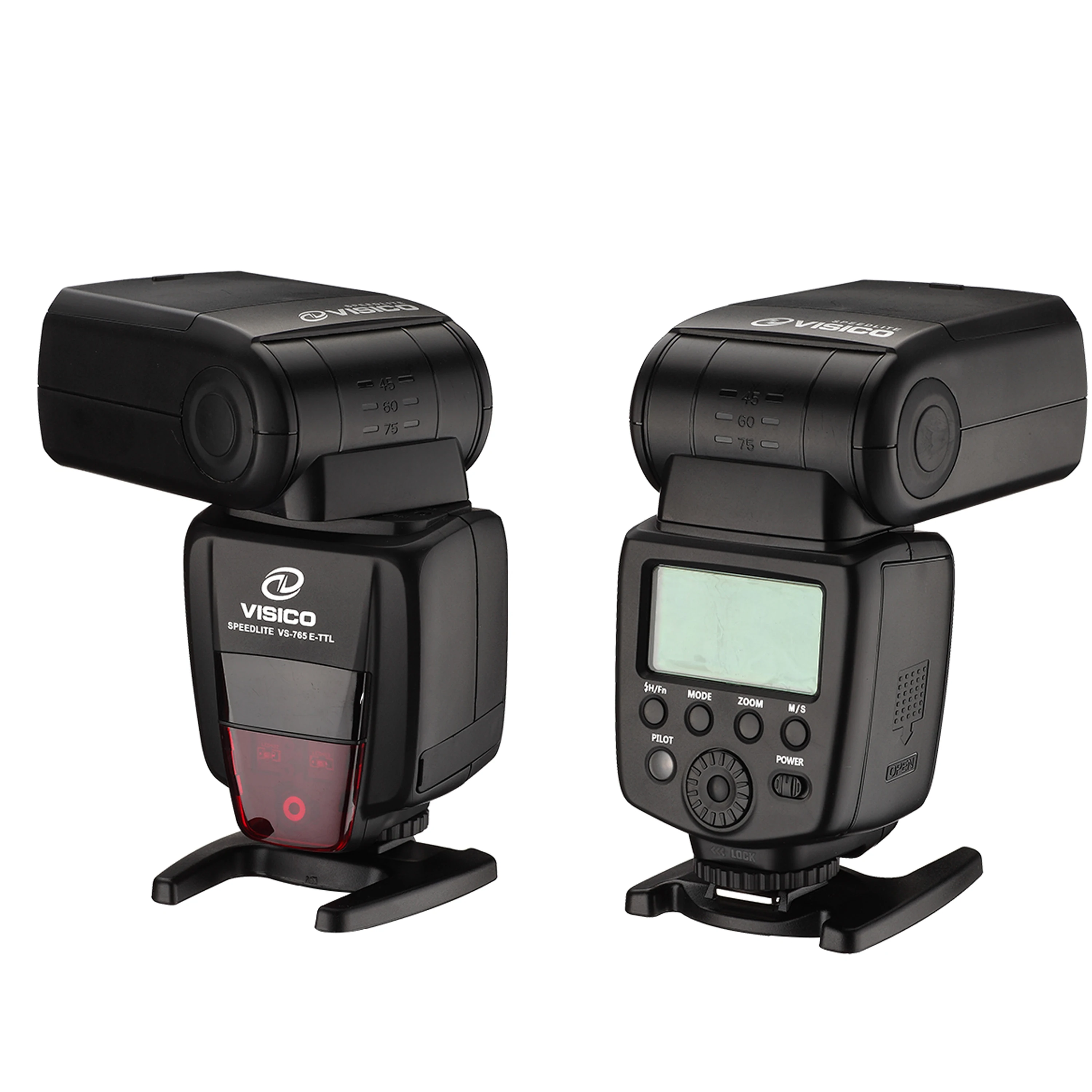 Professional VISICO VS-765 High-Speed Sync TTL Wireless Remote Control Portable Photography Lighting Kits Square Light Camera 4