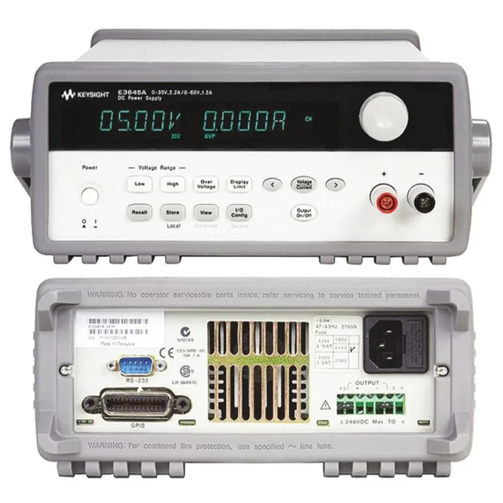 

2025Keysight E3645A 80W Programmable Digital DC Power Supply Single Output 0-60V 1.1A OEM Customizable for Test Instruments