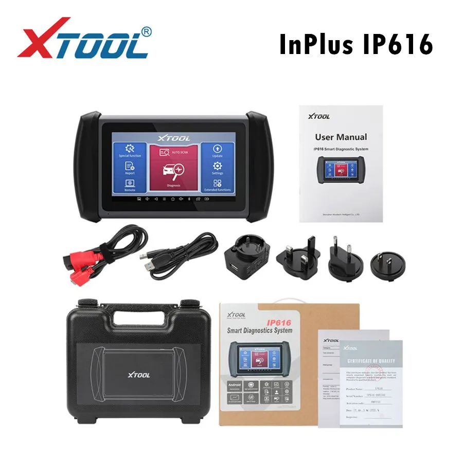 XTOIL InPlus IP616: أداة تشخيص سيارات متعددة الوظائف وبرمجة مفاتيح بمواصفات متميزة