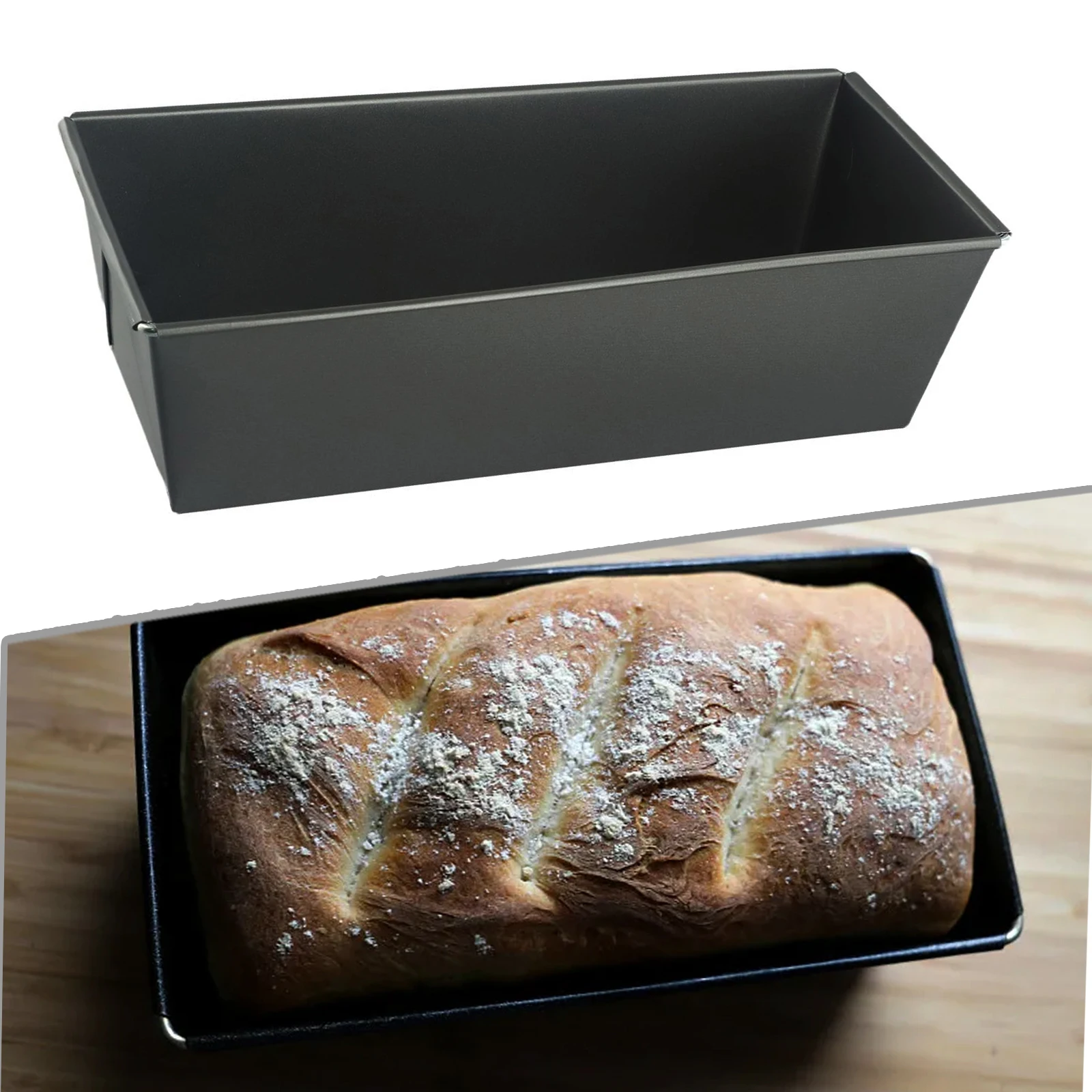 Baking Mold Rectangular Toast Mold Cake Bread Pan Tray Deep Baking Dish Cheesecake Mold Brownie Mold Kitchen Accessories