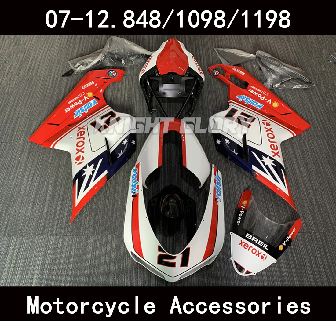 

New ABS Motorcycle Fairing kit Fit For 848 evo 1098 1198 2007 2008 2009 2010 2011 2012