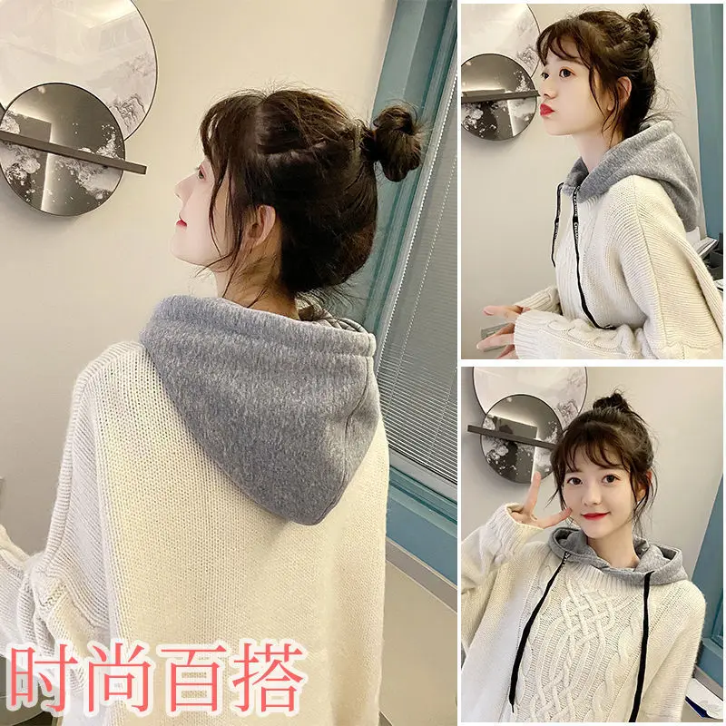 Algodão quente balaclava esqui bicicleta máscara facial pescoço mais quente inverno esportes boné falso colar falso inverno calor freeshipping