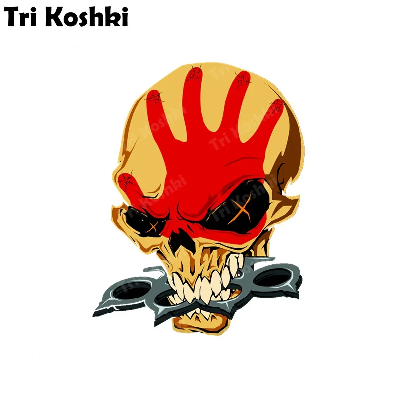 Tri Koshki KCS505 Five Finger Death Punch Car Sticker PVC Decals Motorcycle Sticker on Car Truck Bumper Laptop Fridge Wall