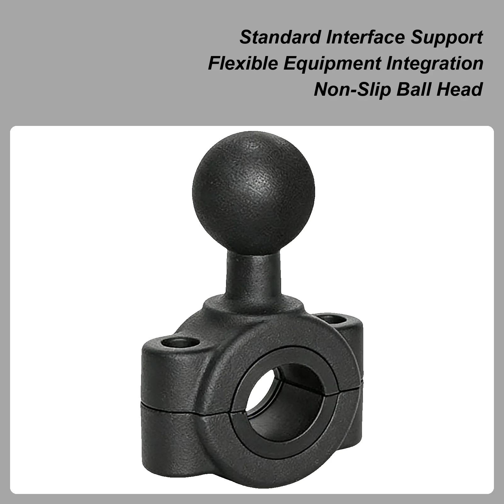 

Крепление на шаровую головку серии 1 дюйм, размер B, круглая зажимная основа кронштейна с шаровой головкой и регулируемым диапазоном 19-23 мм