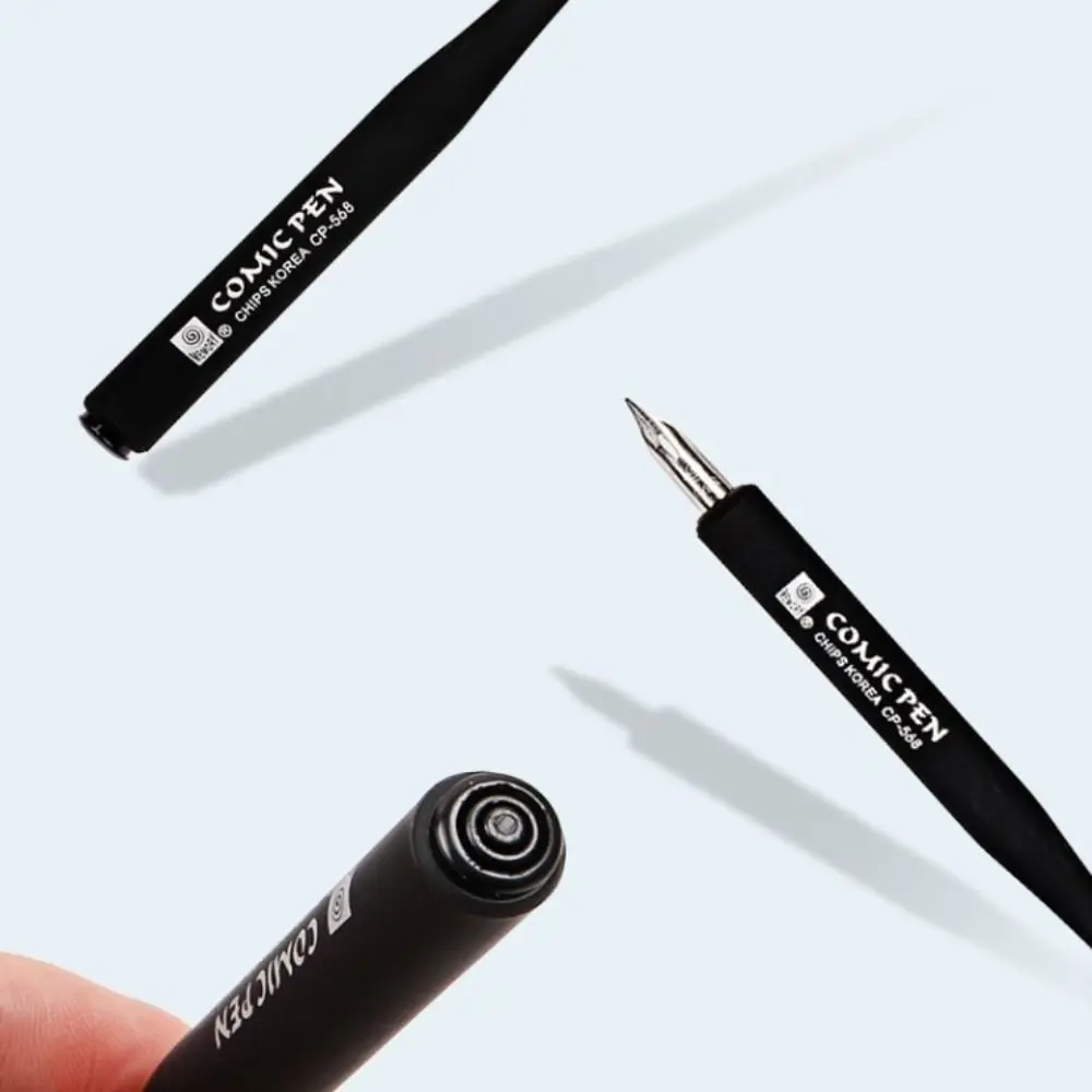 Fountain Pens Manga Calligraphy Dip Pen+4 Nibs Signature Sketching Calligraphy Dip Pen Kit Drawing Writing Comic Dip Pen