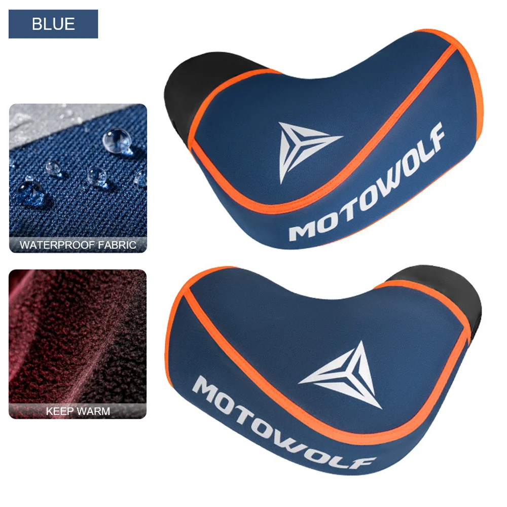 1 Paar Motorrad-Lenkermuffen Winter-Fahrradhandschuhe Wasserdichte Lenkerhandschuhe Schneemobil E-Bike Motorrad Thermo-Handschuhe – Detail 11