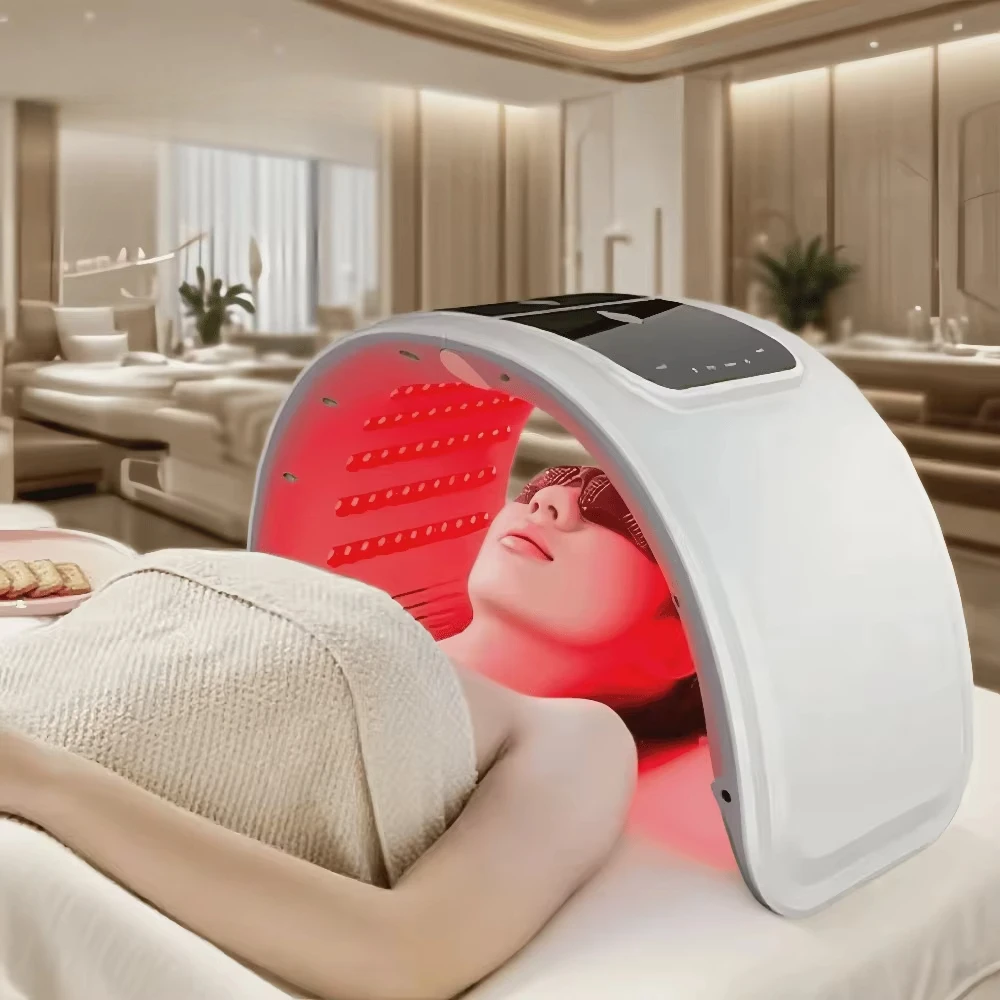 Hottest 7 Colors Spray PDT Lightning Folding Rejuvenation Machine Led Light Therapy for Facial Treatment Pain Relief