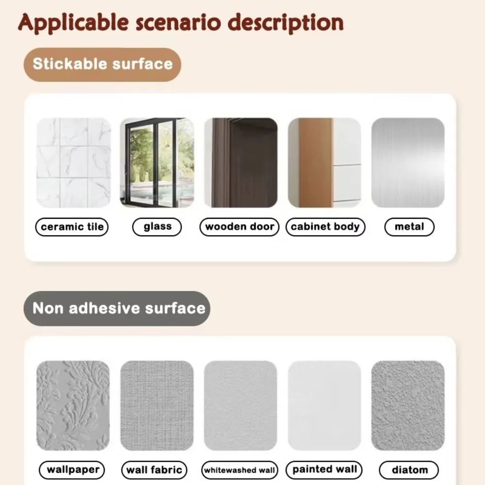 Waterproof Height Measurement Sticker Self-Adhesive Removable Height Measuring Wall Stickers Transparent Height Sticker Children - view 5