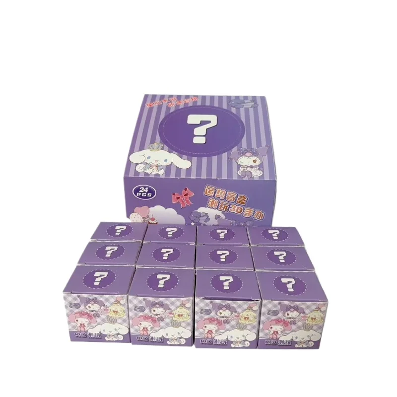 

Kawaii Sanrio Mini Doll Kuromi Hello Kitty My Melody Pochacco Pomompurin Collection Desktop Anime Fans' Holiday Gifts