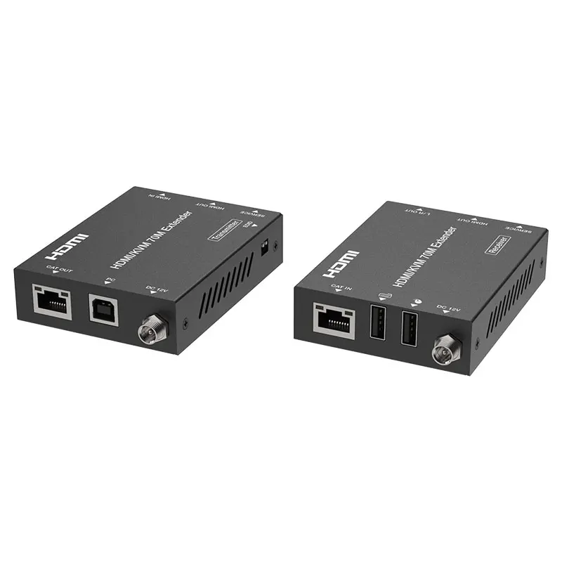 Pinwei 30m 60m 120m 4K@60hz 4:4:4  HDMI kvm extender POC EDID over ethernet IP cat6 RJ45 Video HDMI converter