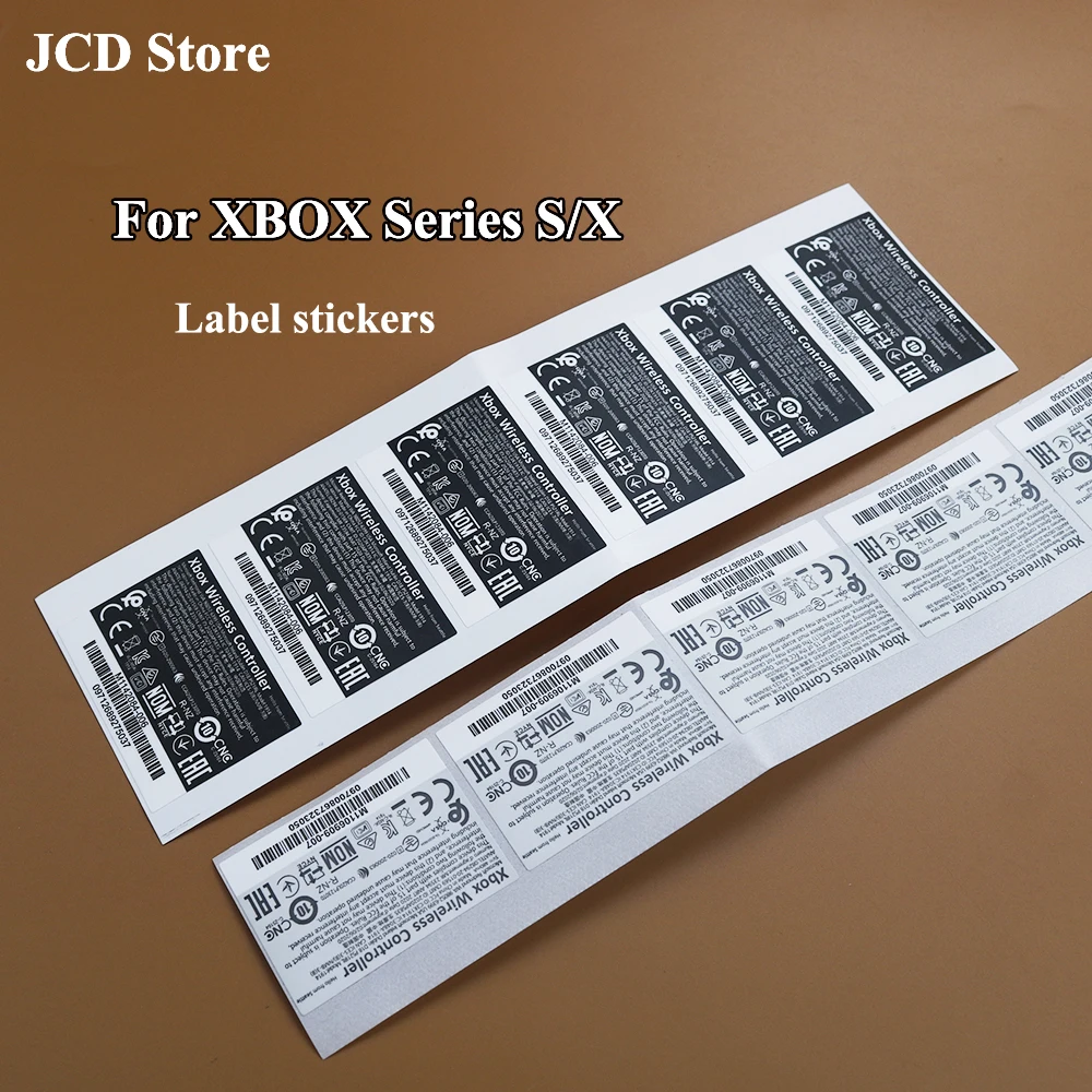 

2PCS Black or White Wireless Controller Back Label Sticker For Xbox Series X/S Controller Case Label Sticker