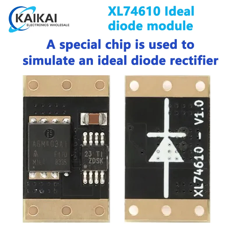 XL74610 Ideal Diode Module Adopts LM74610 Dedicated Chip to Simulate Simulation Rectifier Board 1.5V-36V 0mA 15A/30A