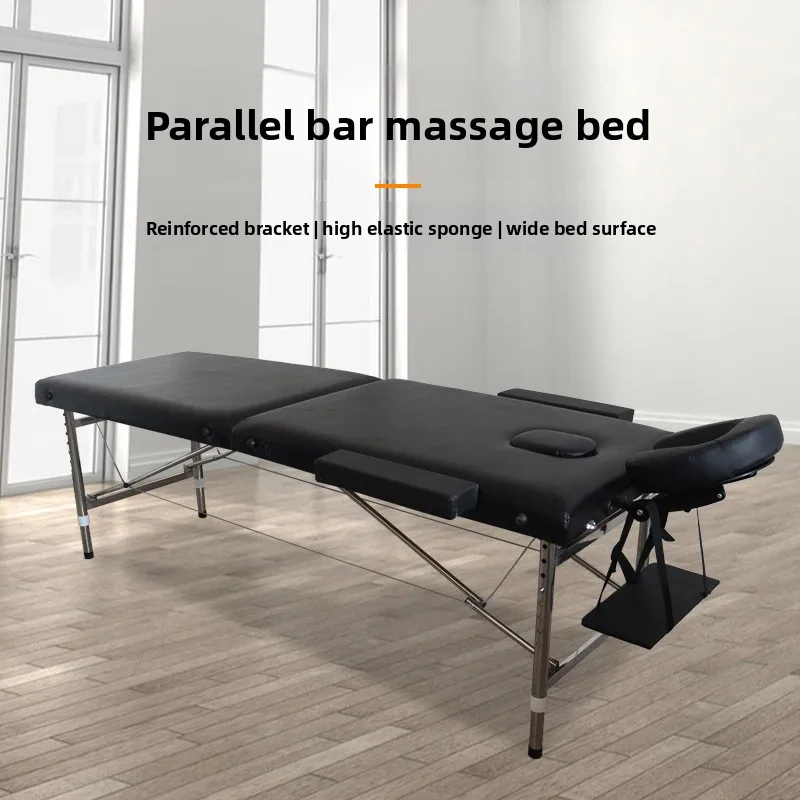 

Portable Multifunctional Massage Bed Folding Therapy Bed for Home Spa Beauty Back Check Wellness Use Spa Bed Lash Bed Tattoo Bed