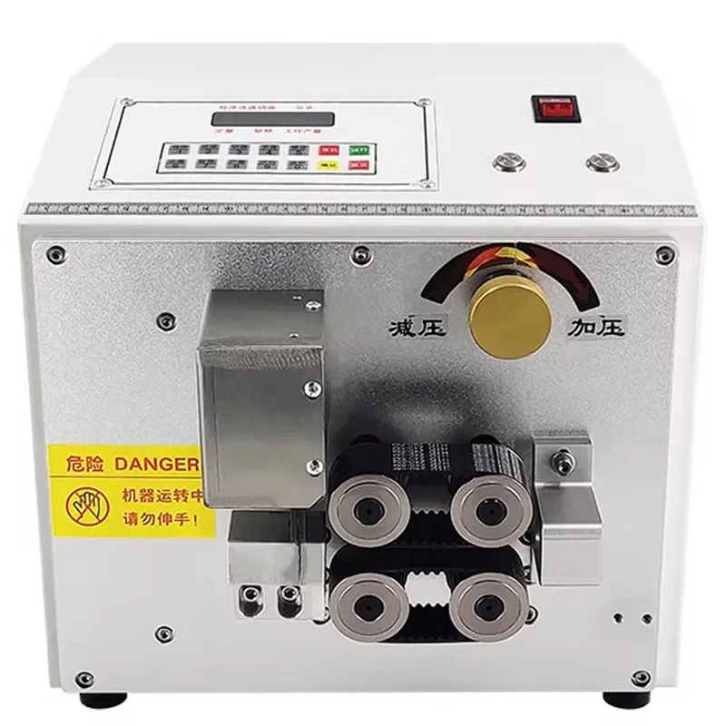 Automatic Computer-Controlled Pipe Cutter Cutting Length: 1-9999.9MM Corrugated Pipe Cutter 100MM/200MM PVC Silicone Tube Cutter