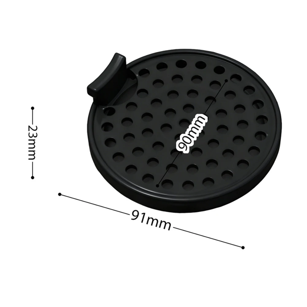 Replacement Coasters Black Vertuo-Pop Coasters Perfect Fit Sturdy Material Protects Surfaces For Coffee Station