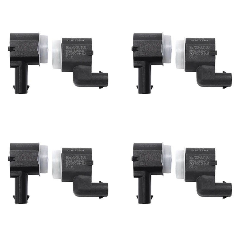 8 Pcs Parking Sensor Bumper Reverse Assist For Hyundai Kia 4MT271H7A 95720-3U000 4MS271H7C 957203U100 4MS27