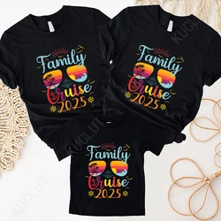 Family Cruise 2025 T-shirts for Men Women Unisex Adult Kids Shirts Cruise Travel Tees Family Matching Vacation Graphic Y2k Tops