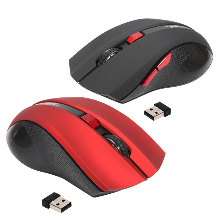 2.4G Mini USB Adapter 6 Buttons Wireless Mouse Is Suitable For Laptops Business Offices Wireless Mouse