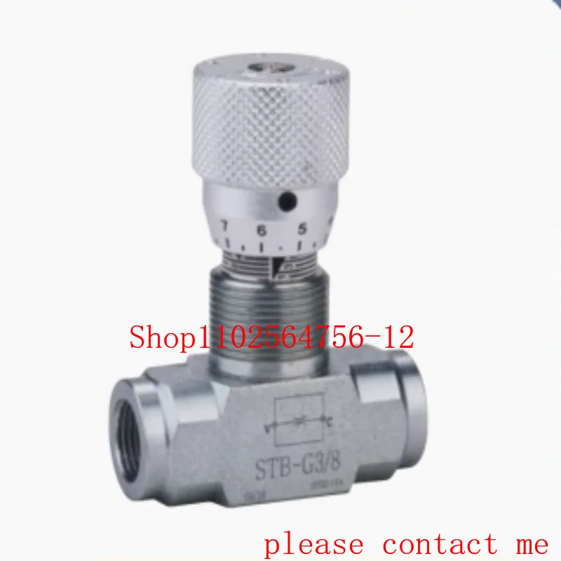 1pc vender válvula de aceleração hidráulica de controle de fluxo STB-G1/4 STB-G3/8 STB-G1/2 STB-G3/4 STB-G1