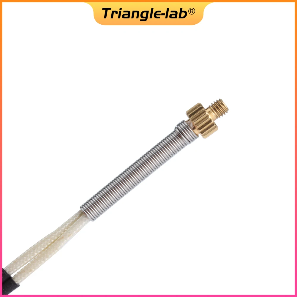 Trianglelab PT1000 Pro Cartucho termistor M3 M4 Sensor de temperatura de tornillo Alta temperatura 450 ℃   Impresora 3D