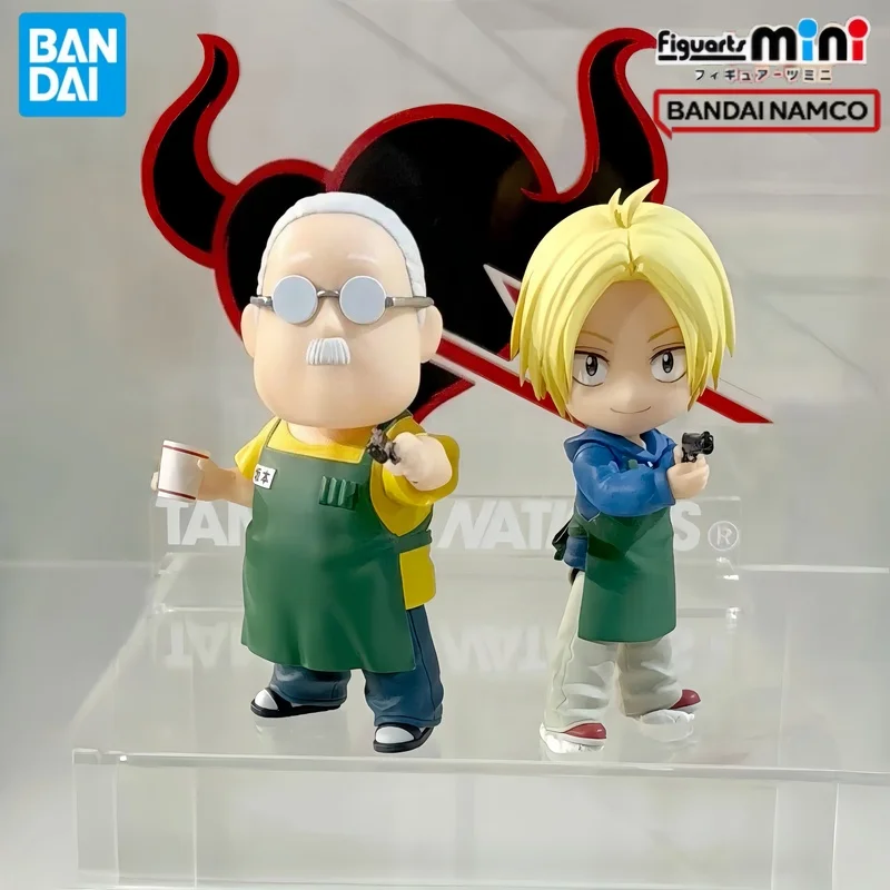 

In Stock Bandai Original Figuarts Mini Fm Series Sakamoto Days Sakamoto Tarou Chibi Anime Figure Pvc Desktop Decor Toys Gifts