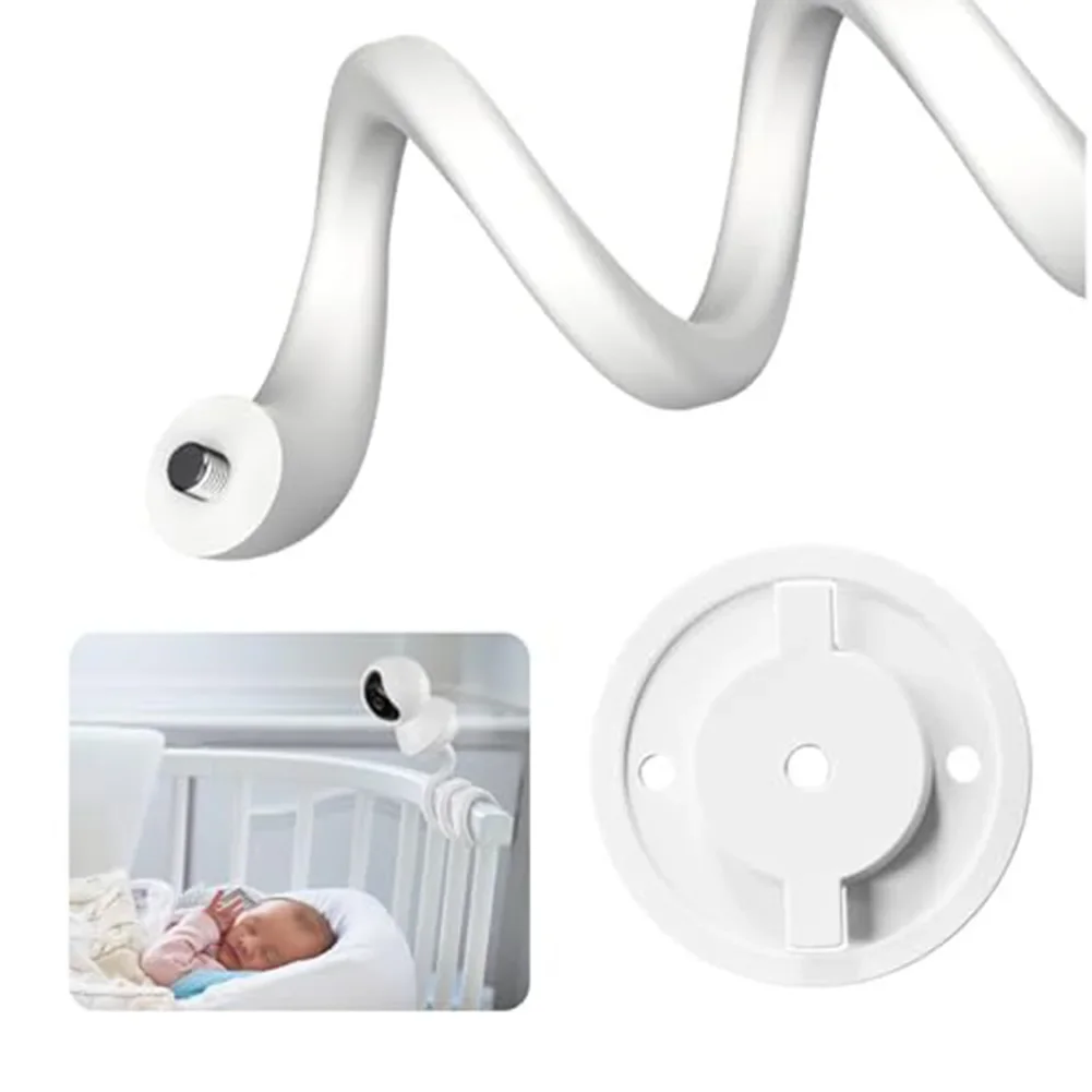 Non Slip Aluminum Wireless Indoor Camera Bracket for TP LINK and Baby Monitors Flexible Stand for Stable Monitoring Setup