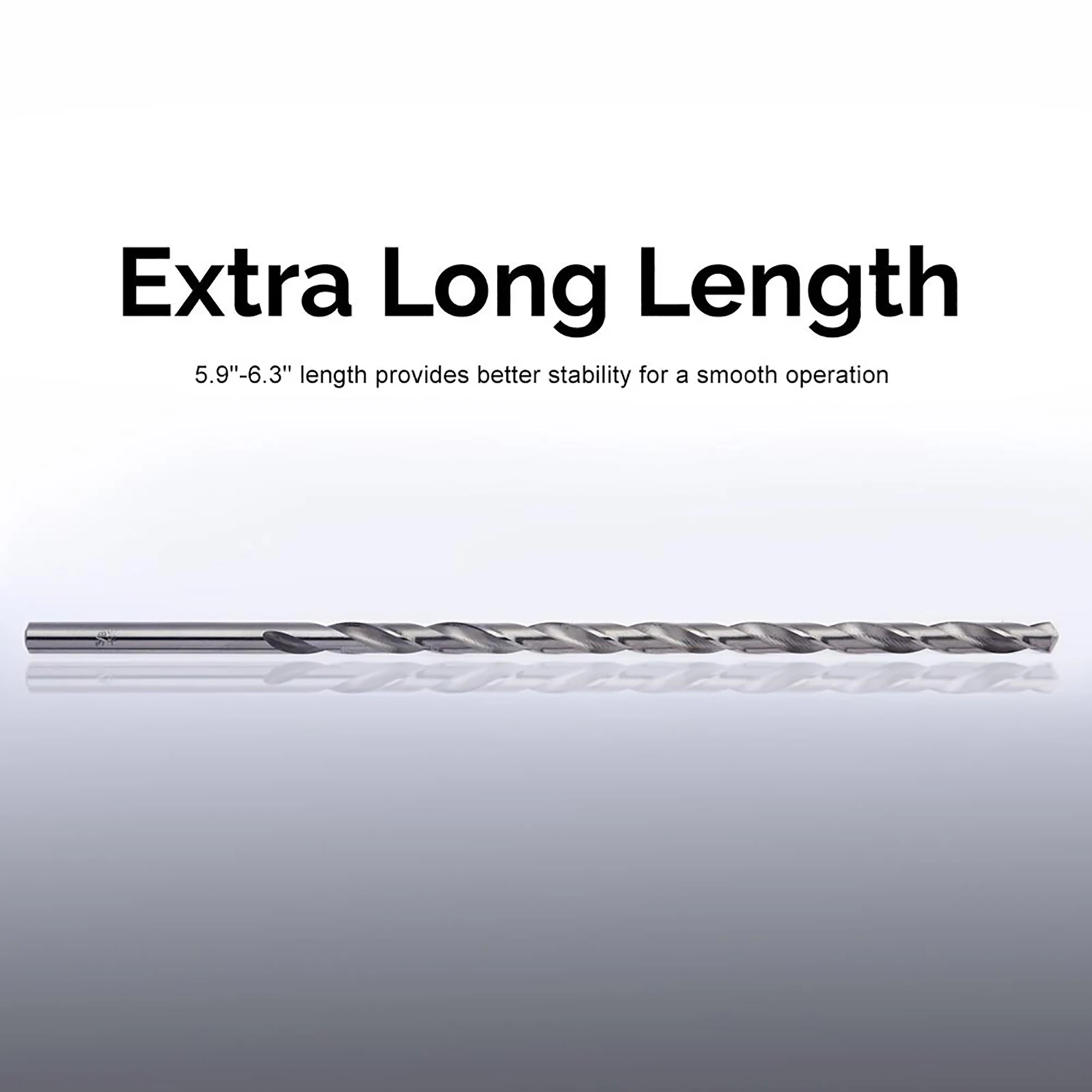 Extra Long High Speed Steel Straight Shank Twist Drill Bit Tool 2-5mm For Wood