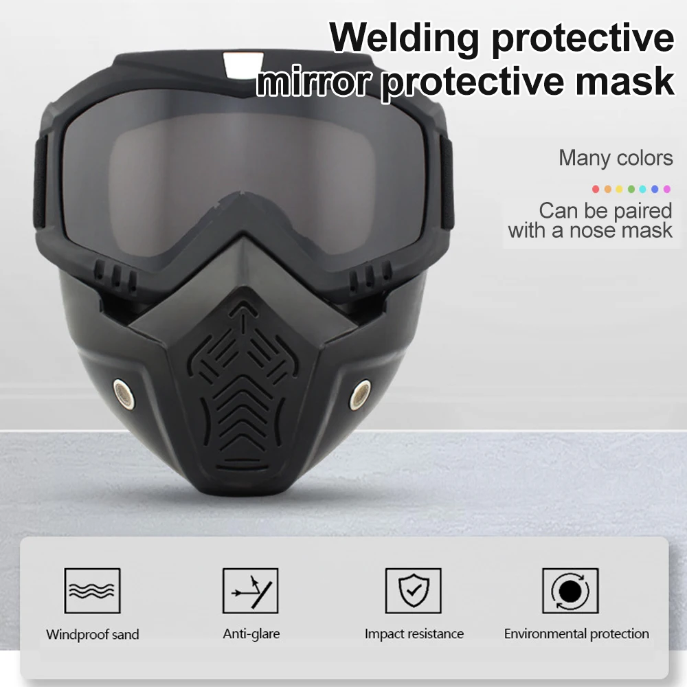 Head-mounted Professional Automatic Welding Mask Goggles Light Filter Anti-glare Welding Helmet Equipment Protective Mask