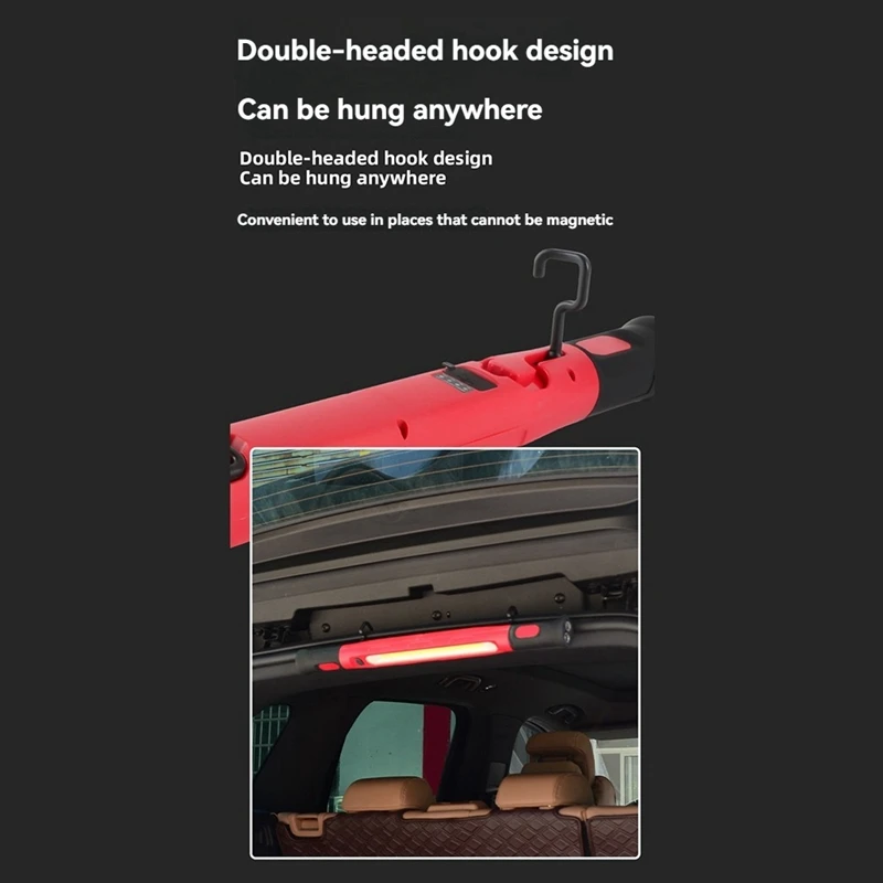 

Рабочий фонарь для светодиодных рабочих фонарей, перезаряжаемая магнитная световая панель емкостью 4400 мАч, автомобильные инструменты, беспроводная подсветка-SPMI