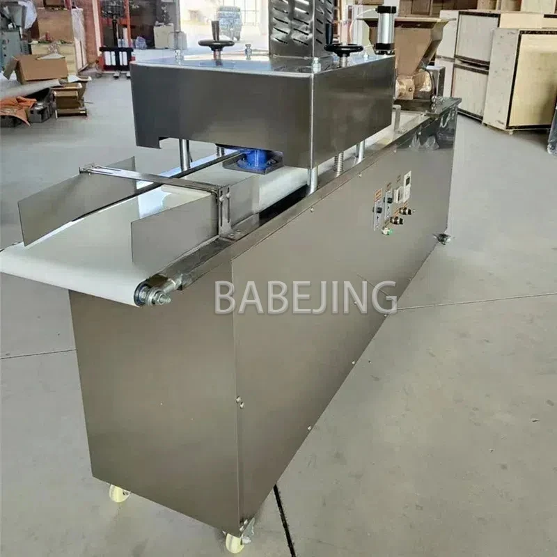 Полностью автоматическая машина для резки теста 110 В 220 В, коммерческая машина для раскатки теста из нержавеющей стали