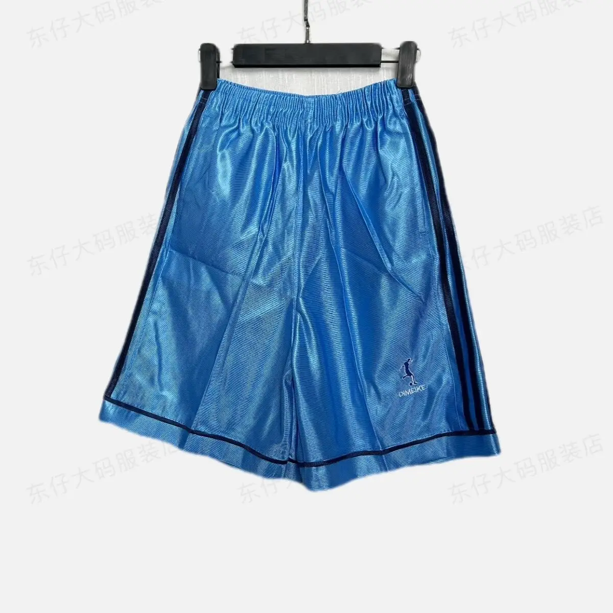 Glossy Pockets Men's Shorts Outdoor Fitness Male Plus Size Casual Sports Basketball Bottoms