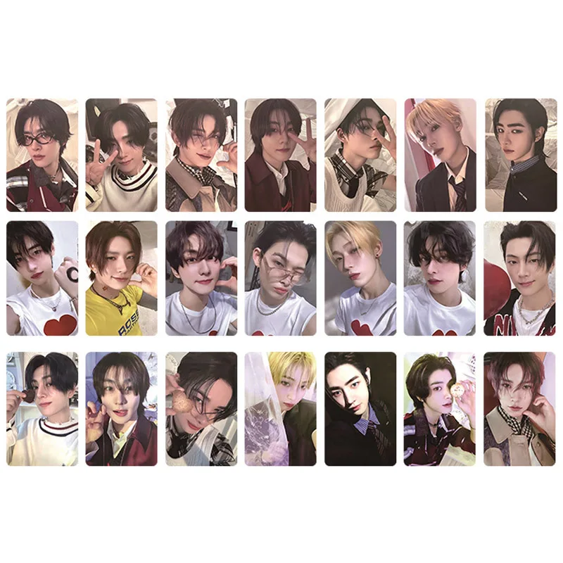 7Pcs/Set Kpop Boys Group New Album ROMANCE UNTOLD Lomo Cards Photocards Photo Print Card Peripheral Fans Collection Gift